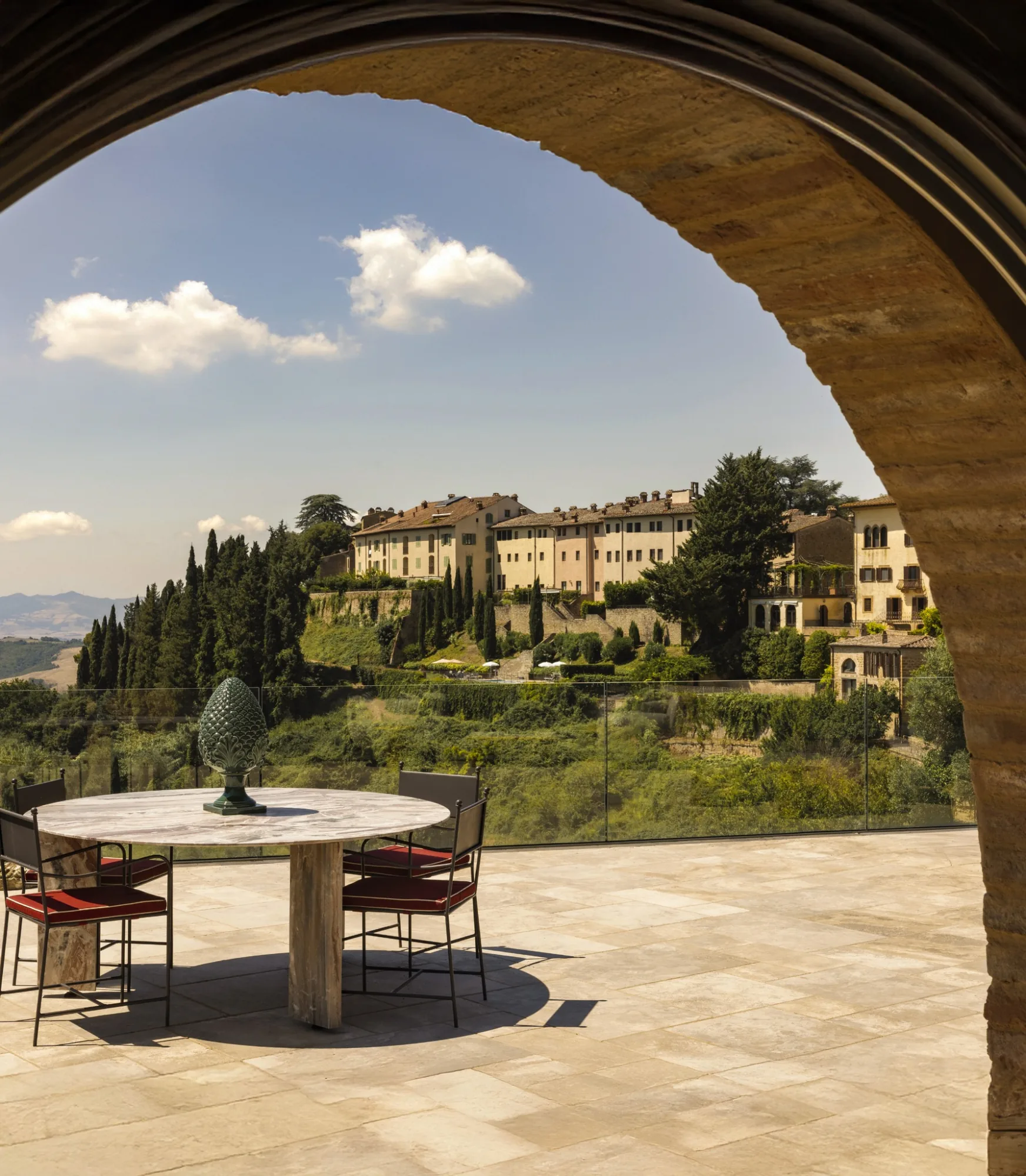 Castelfalfi — view over the valley